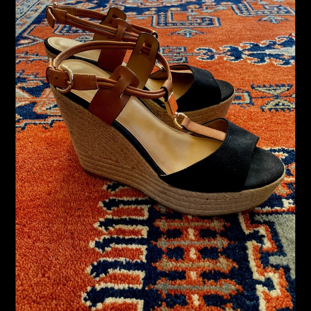 Coach platform espadrilles